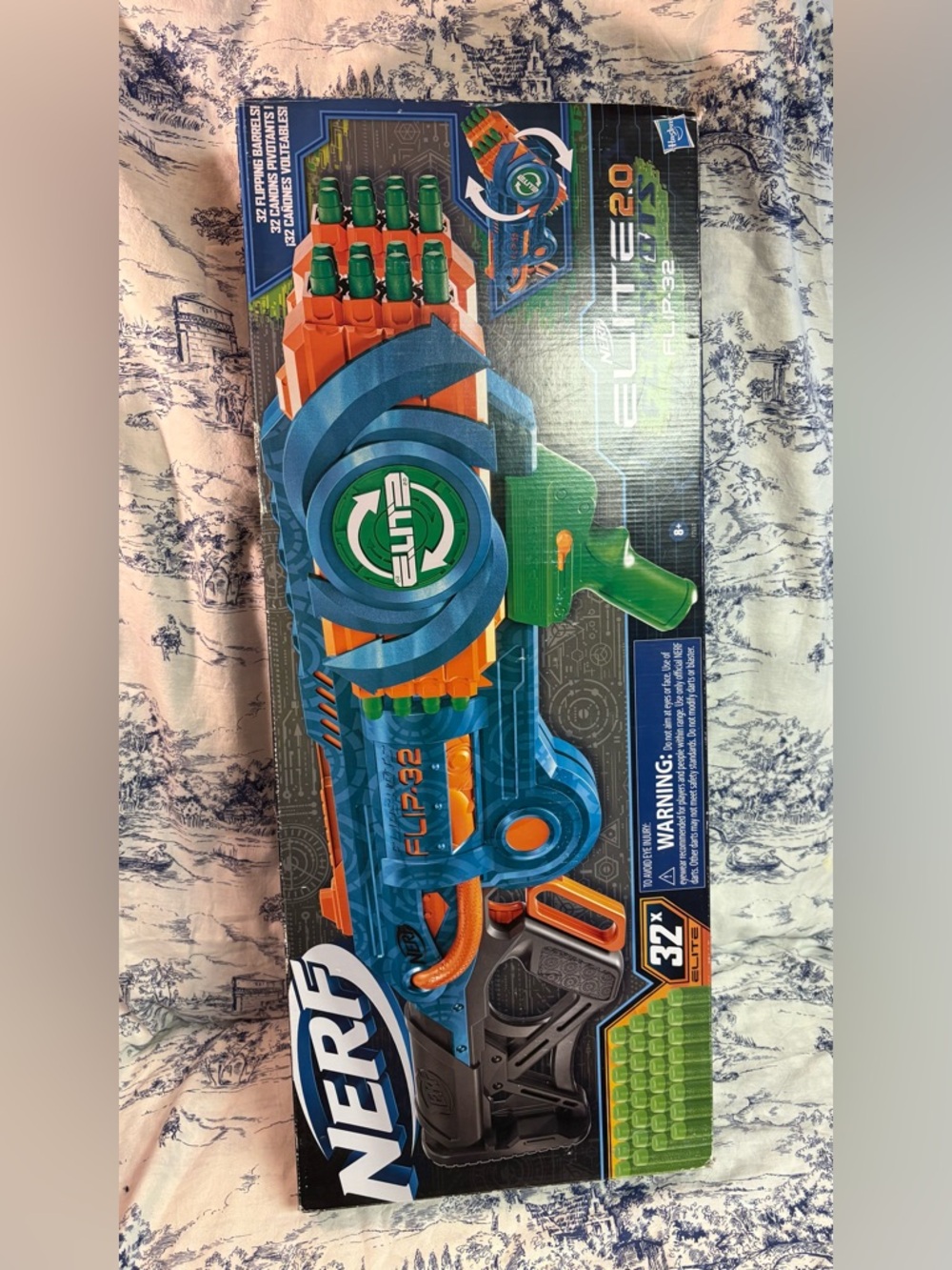 Nerf Elite 2.0 Flipshots Flip-32 Blaster 32 Dart Double Barrels